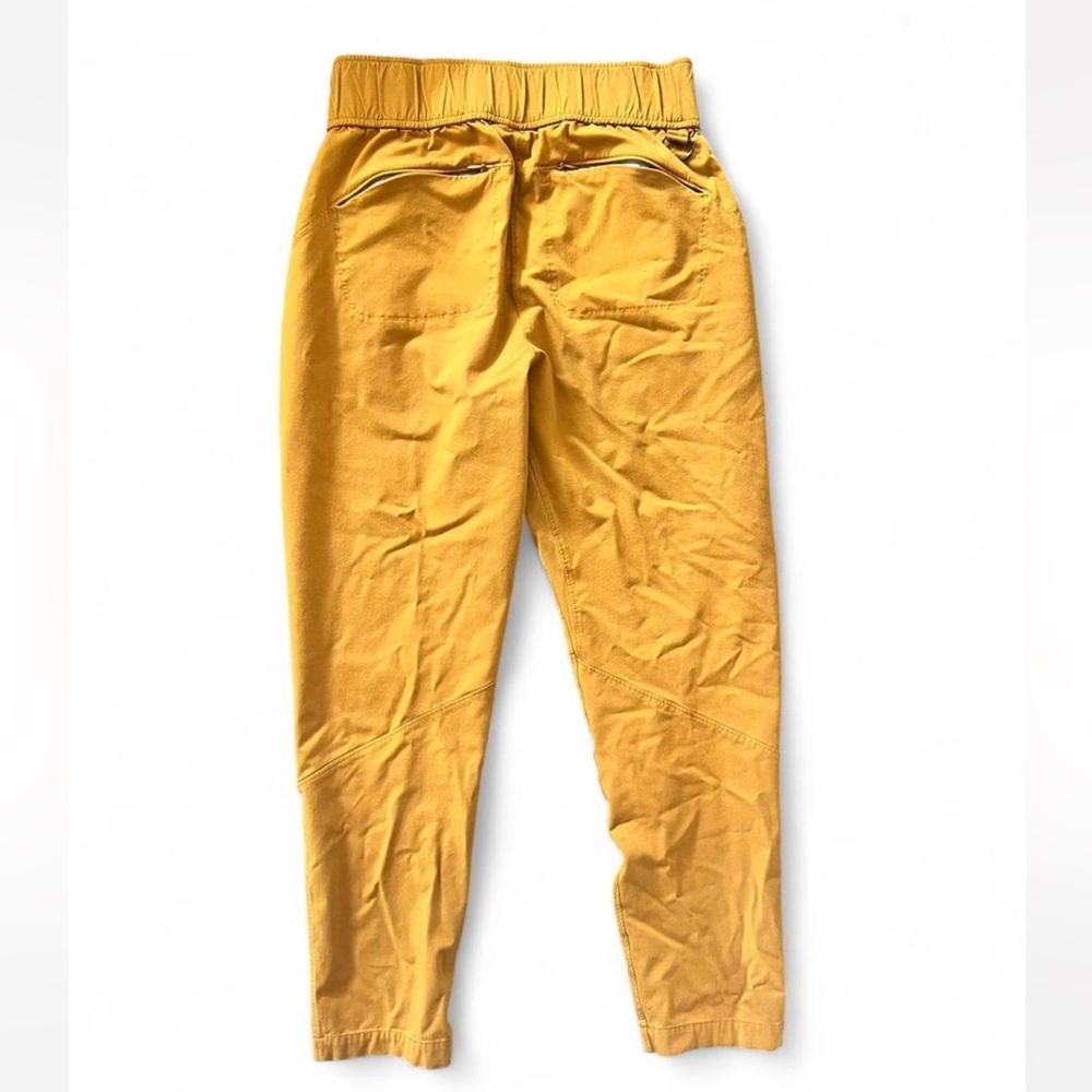 Alder Mustard Yellow Elastic Waist Pants - Picture 3 of 4